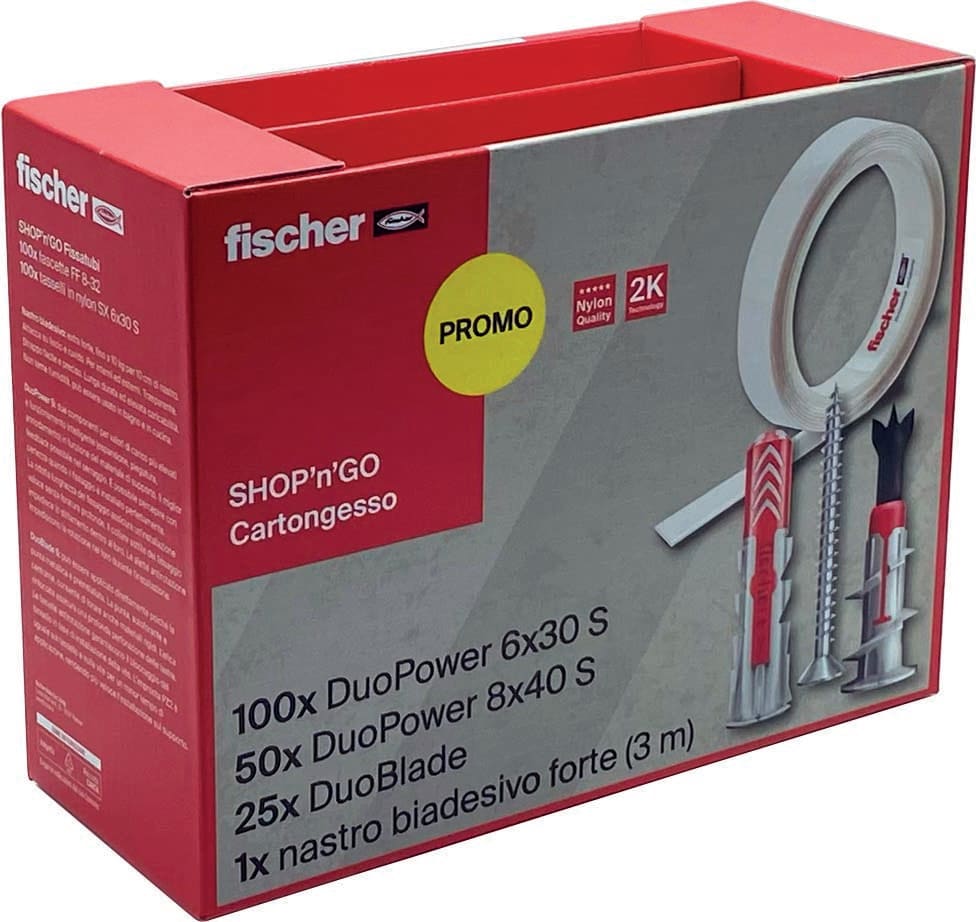 FISCHER ITALIA - FIS00573025 SHOP N GO - PROMO FISSAGGIO CARTONGESSO
