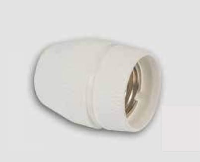 FANTON SRL - FME62827 PORTALAMPADA CERAMICA E27 IN 3 PEZZI BI