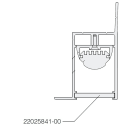 FOSNOVA FOS2202584100 SCHERMO RIGATO PER PROFILO INC. 1,5MT
