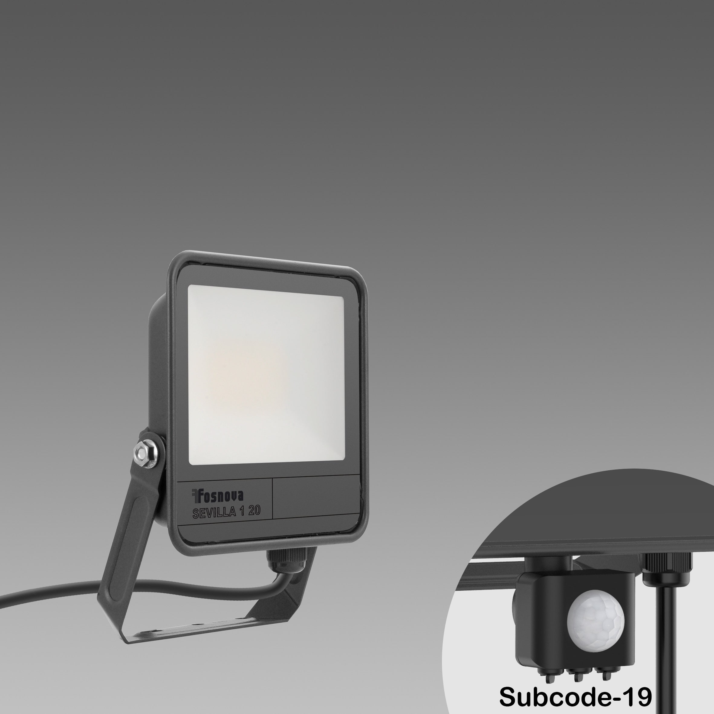 FOSNOVA - FOS2241333319 SEVILLA 1 4133 LED 20W 6K CLD GRAF SENS