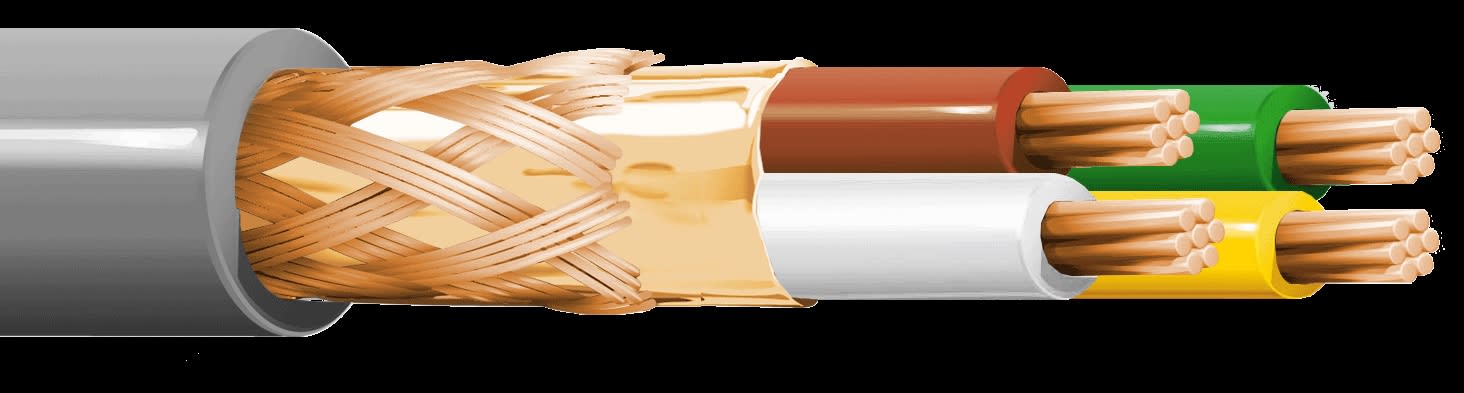 ITC INDUSTRIA TECNIC - ITCFK-47VZ1000 FK 4X0,75 LSZH VERDE BOB.1000 CCA-S1B,D1