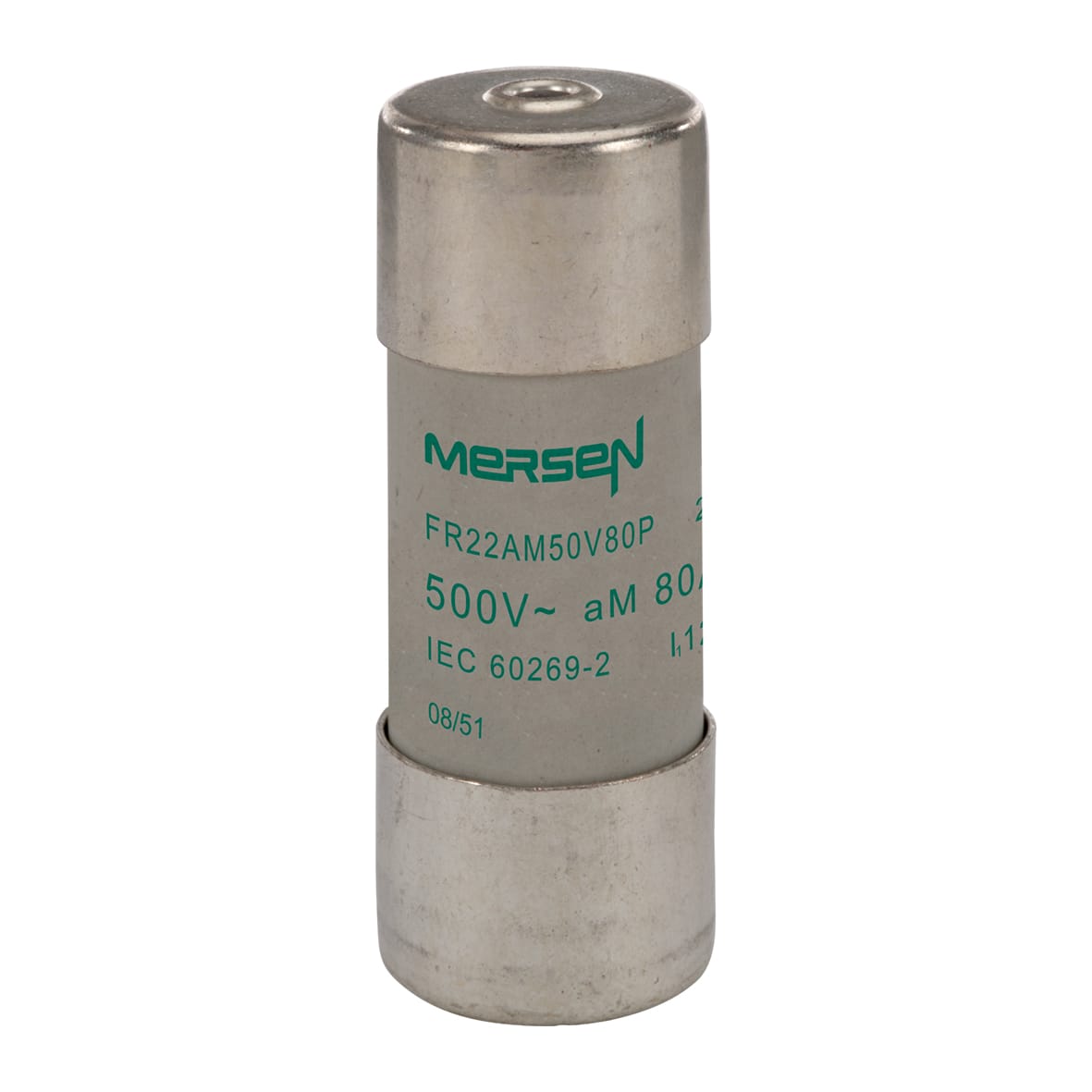MERSEN ITALIA SPA XESZ218729 FUS. BT AM 22 X 58 500VAC CON PERC. 80A