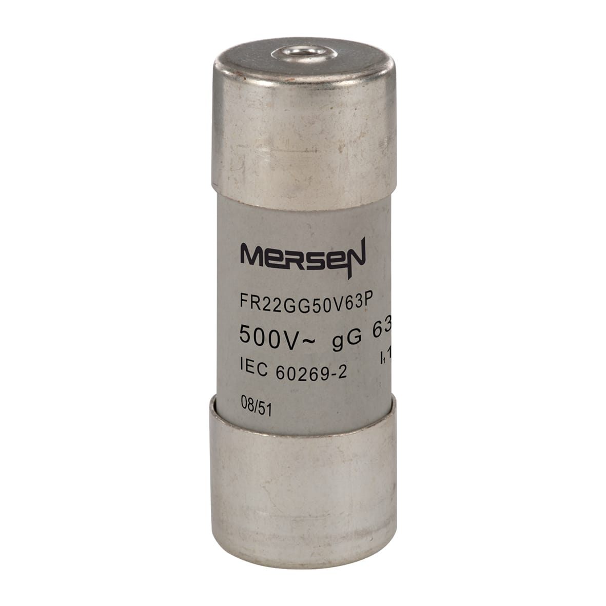 MERSEN ITALIA SPA XESS214629 FUS. BT GG 22 X 58 500VAC CON PERC. 63A