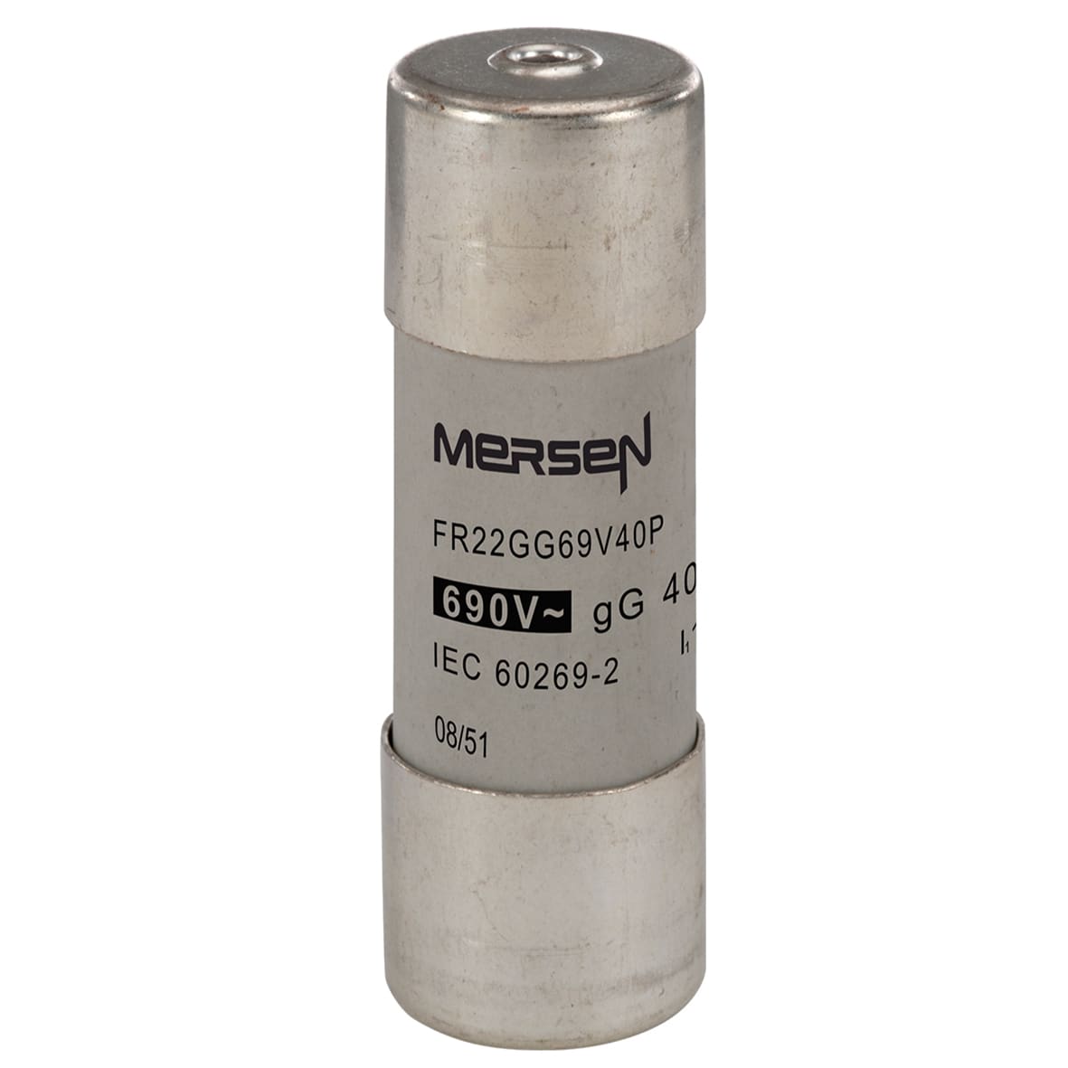 MERSEN ITALIA SPA XESR212075 FUS. BT GG 22 X 58 690VAC CON PERC. 40A