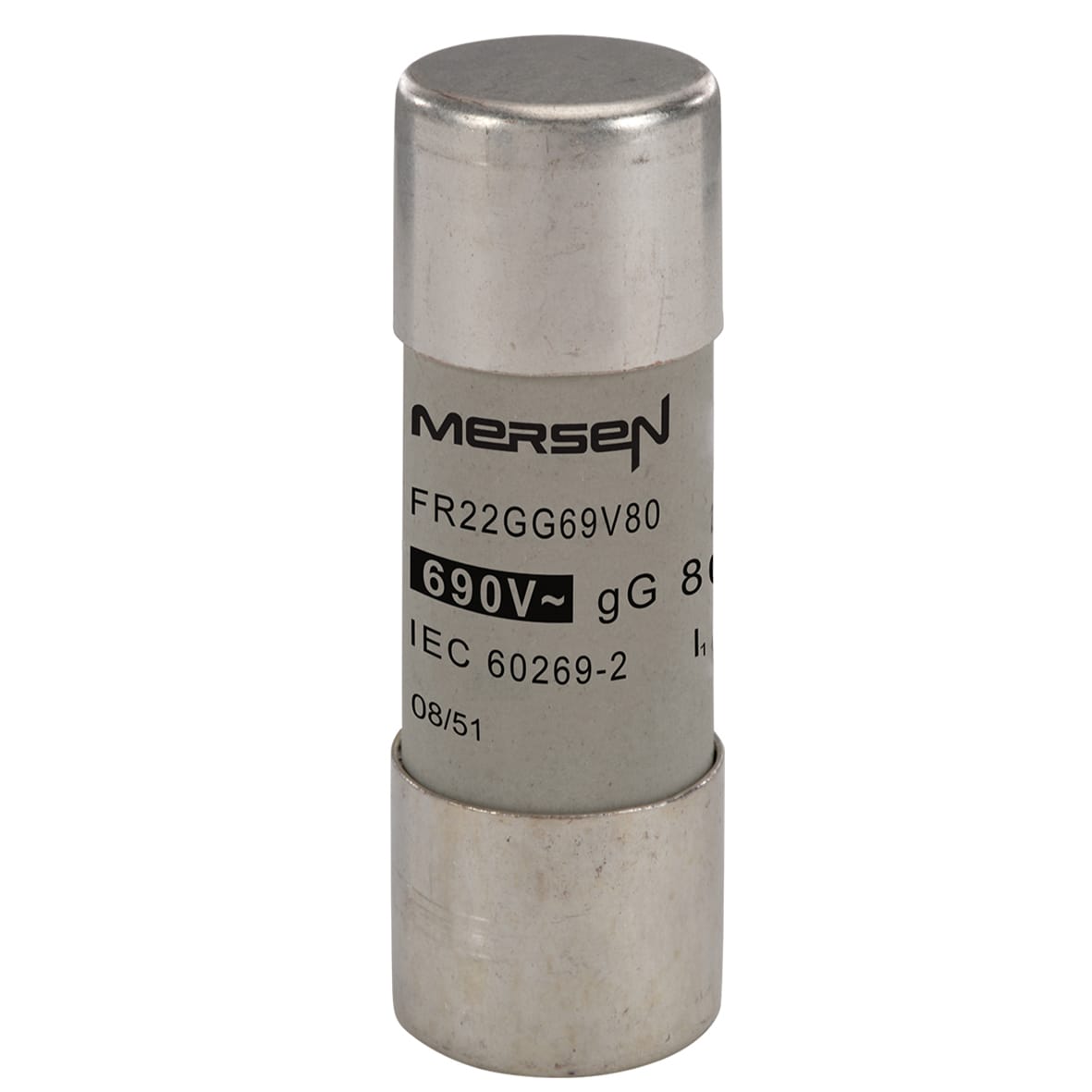 MERSEN ITALIA SPA XESQ217180 FUS. BT GG 22 X 58 - 690VAC 80A