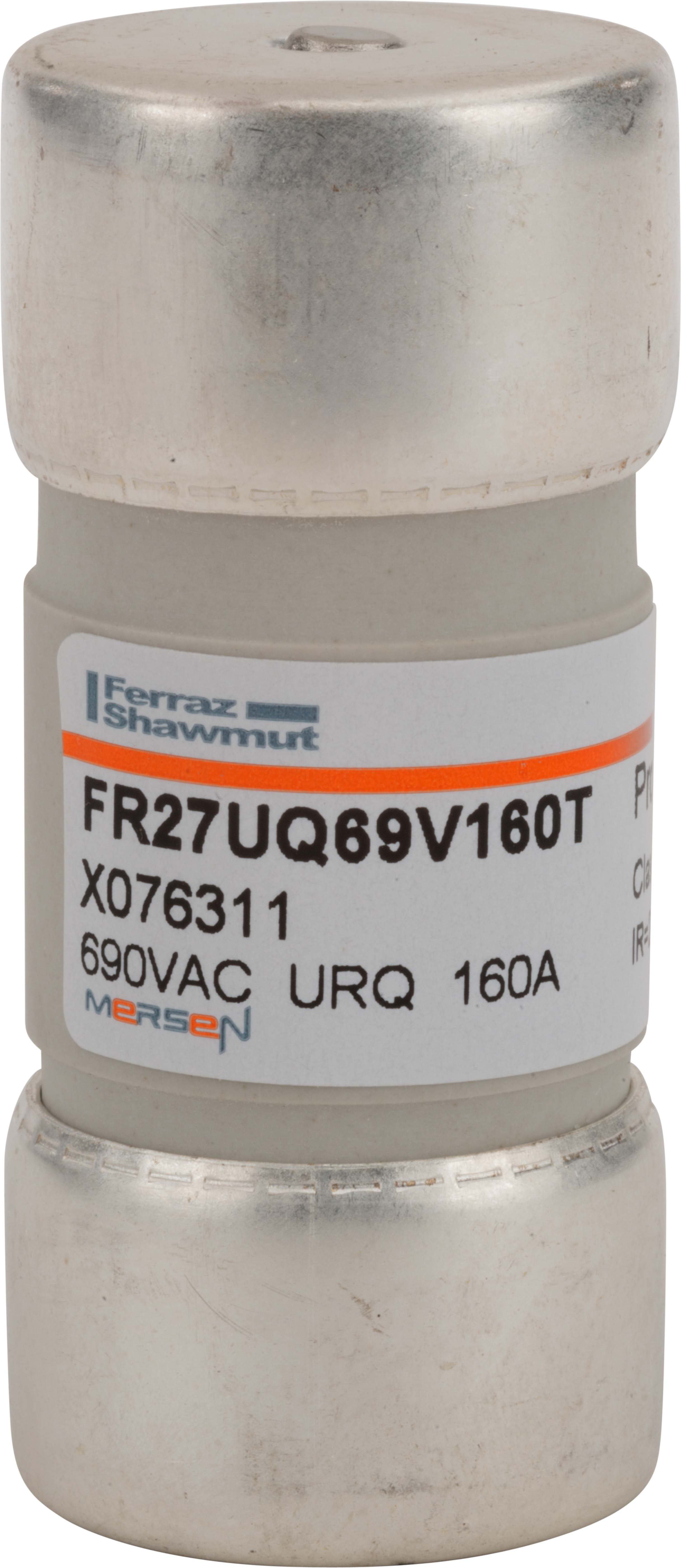 MERSEN ITALIA SPA - XESX076311 FUSIBILE 27X60 690V AC 160A CON PERC. UR