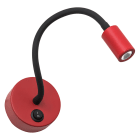 ROSSINI - RSSFRI001R LAMPADA PARETE LED 3K ROSSO 3W