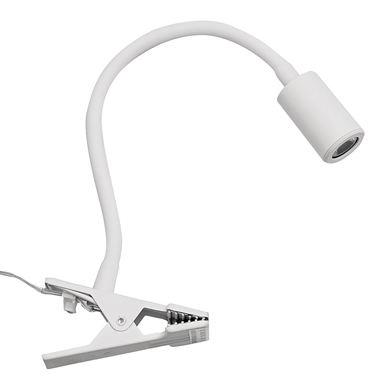ROSSINI RSSFRI003B LAMPADA DA TAVOLO BIANCA CON PINZA LED 3