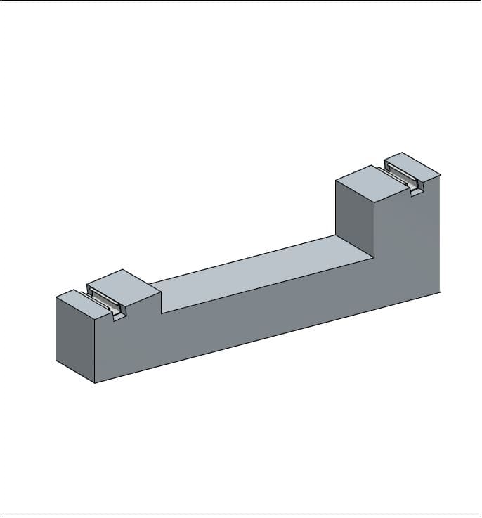 ALUSISTEMI ALUFTM1094 SUPPORTOZAVORRA(INCALCESTRUZZO)-PERMO