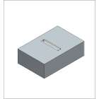 ALUSISTEMI - ALUFTM2851 SUPPORTOZAVORRA(INCALCESTRUZZO)-PERMO