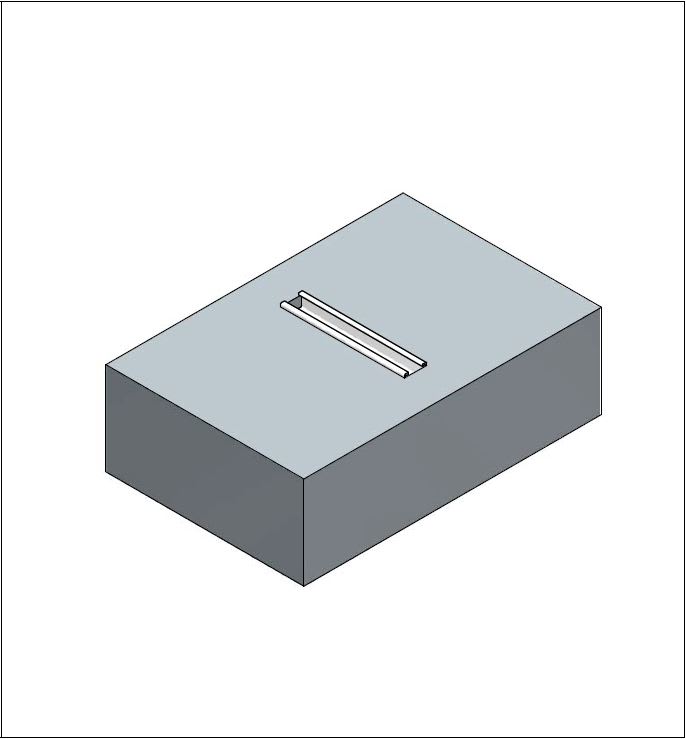 ALUSISTEMI - ALUFTM2852 SUPPORTOZAVORRA(INCALCESTRUZZO)-PERMO