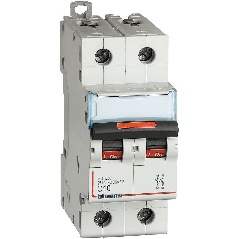 BTICINO BTIFV82C10 BTDIN250 - MAGNETOT 2P CURVA C 10A 25KA