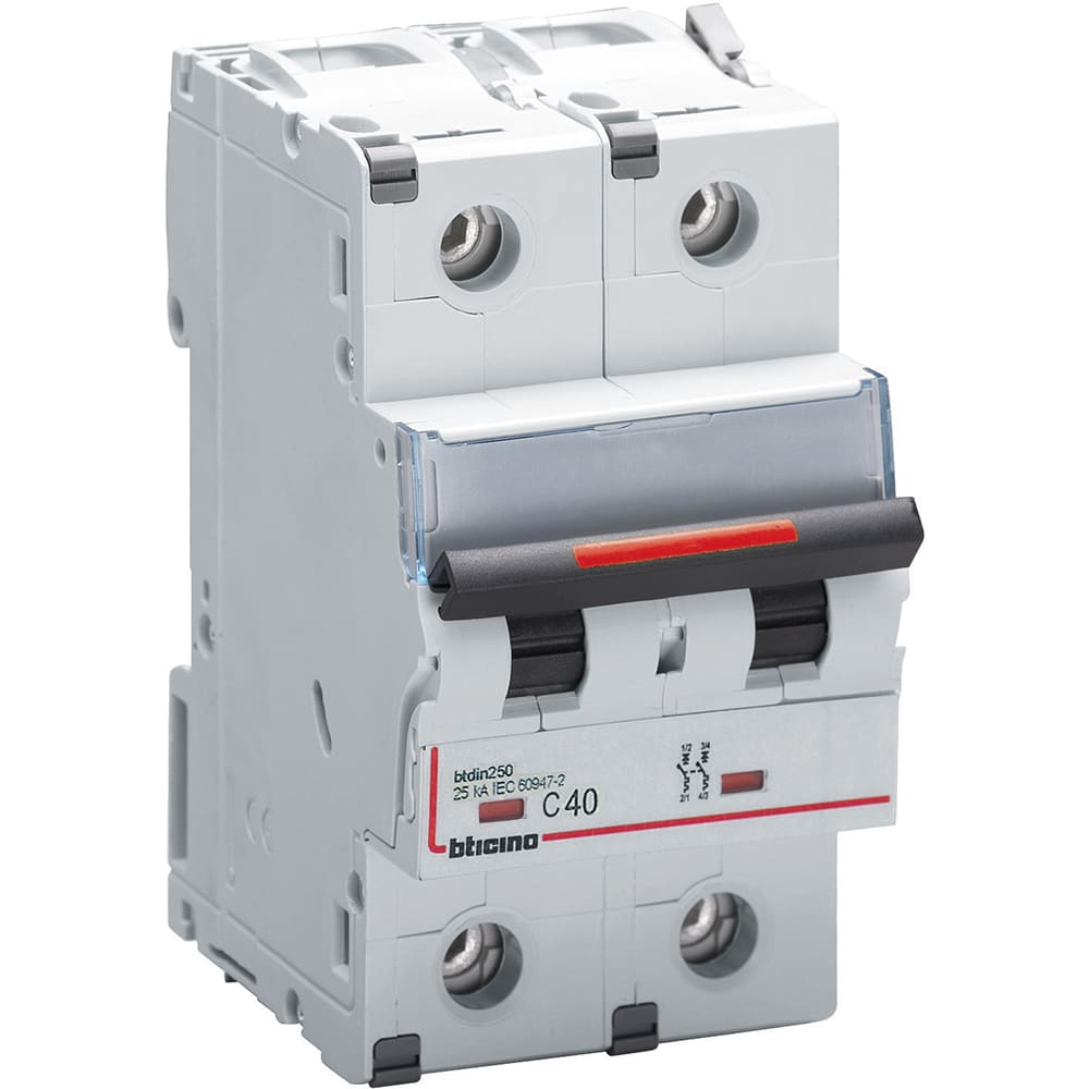 BTICINO BTIFV82C40 BTDIN250 - MAGNETOT 2P CURVA C 40A 25KA