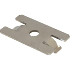 TEKNOMEGA SRL - TKGFVT1113 Piastrina fissaggio pannelli piana INOX