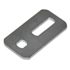 TEKNOMEGA SRL - TKGFVT1515 PIASTRINA DI FISSAGGIO PIANA 2 FORI INOX