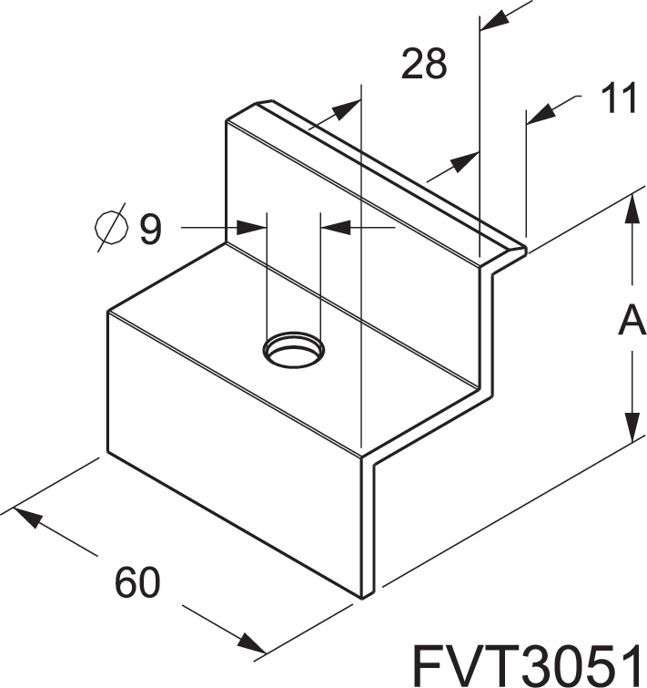 TEKNOMEGA SRL TKGFVT9403 GANASCIA A Z ALU X MODULI SP28MM