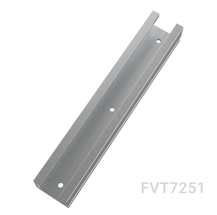 TEKNOMEGA SRL - TKGFVT7251 SPEZZONE PROFILO ALU RIBASSATO 230MM +EP