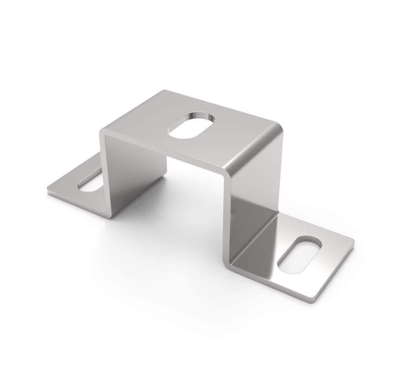 TEKNOMEGA SRL - TKGFVT9137 STAFFA A OMEGA INOX PER BARRA FILETTATA M12