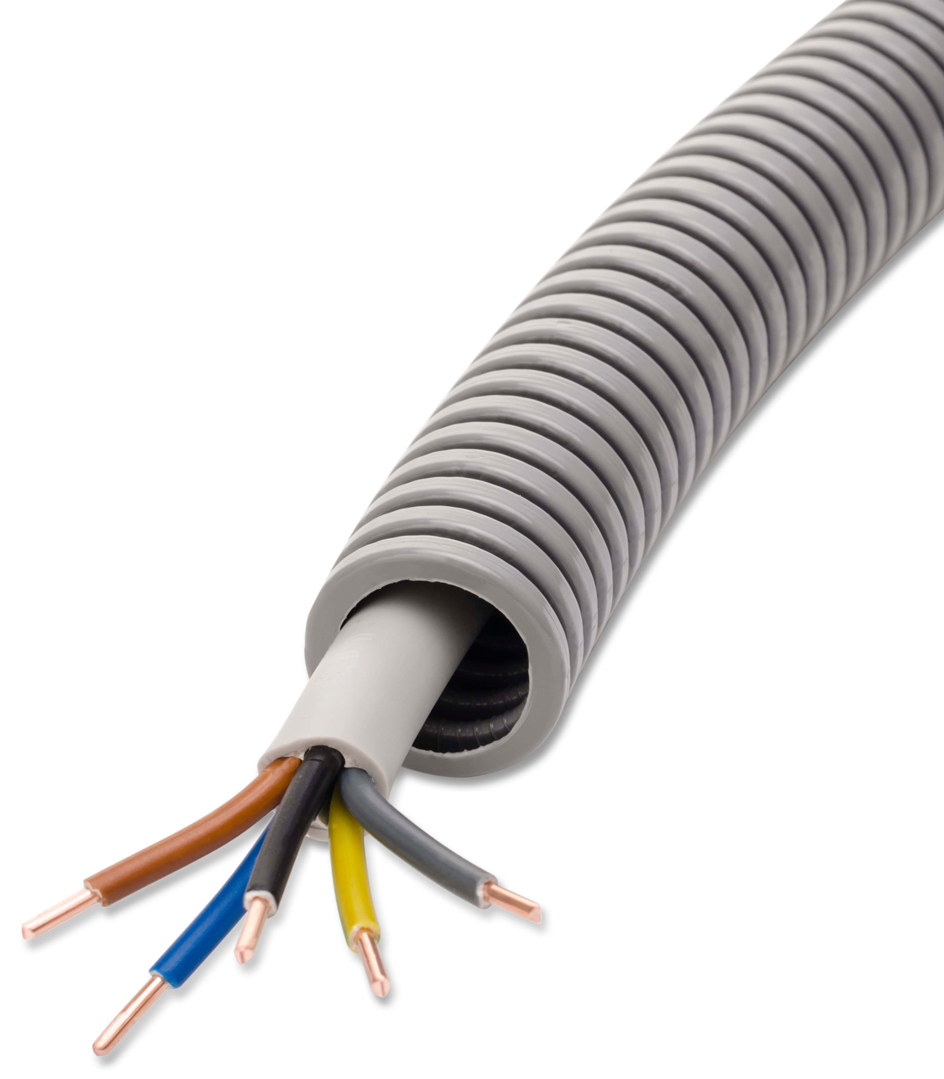 DIETZEL DIE065049 PVC-Panzerflexrohr,A25mm,biegs.,mittel,