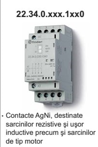 FINDER SPA - FIN223400481340 CONTATTORE 25A 4 CONTATTI 36MM