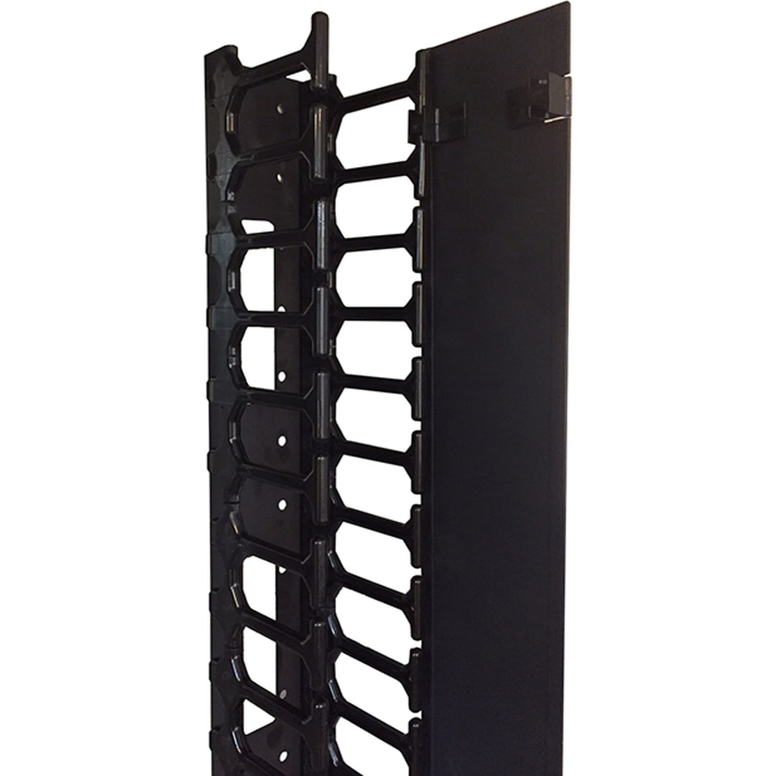 EXCEL EXL542-921-BK Excel 47U Vert Plastic Finger Manag BK 1