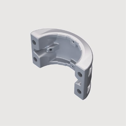 IGUZZINI ILLUMINAZI IGZ3.6161.015.0 CONTROFLANGIA FE.PER PALO D=102 PER WOW
