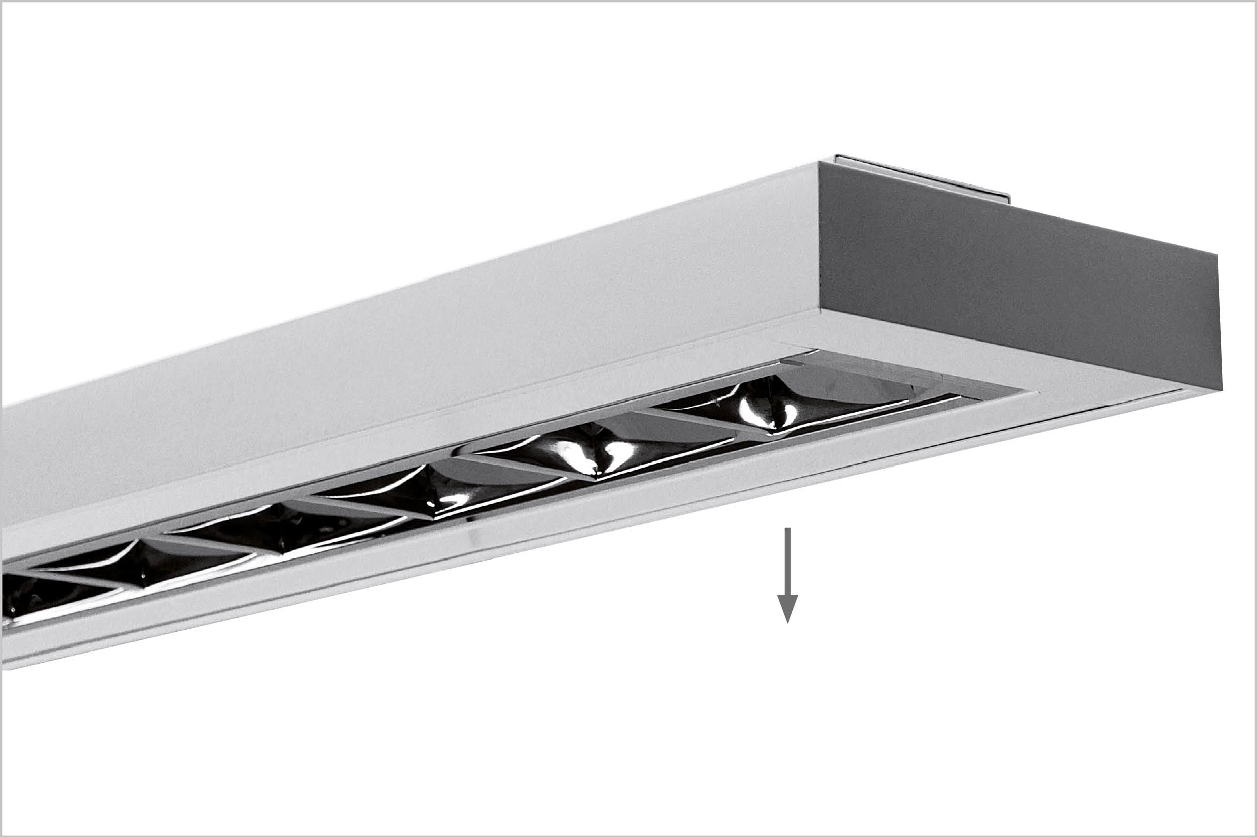 IDEALLUX IDXFLL43DNDL01 FLAT LN DRK ED 44W 7980LM 4.0K DL BI