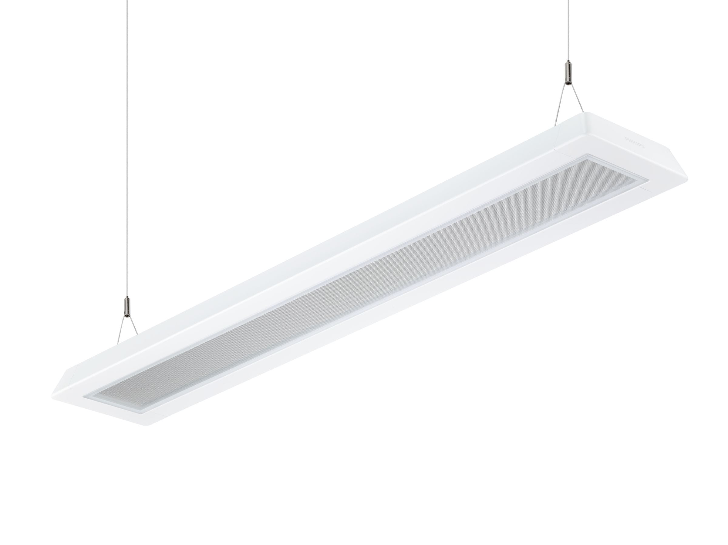 SIGNIFY ITALY SPA PHA10394800 SP342P | FLEXBLEND SUSPENDED D/I STAND-ALONE, 48.5 W, 1200x200 mm; H73 mm, SMT, 5200 lm, 4000 K, CRI90, DALI, UGR19