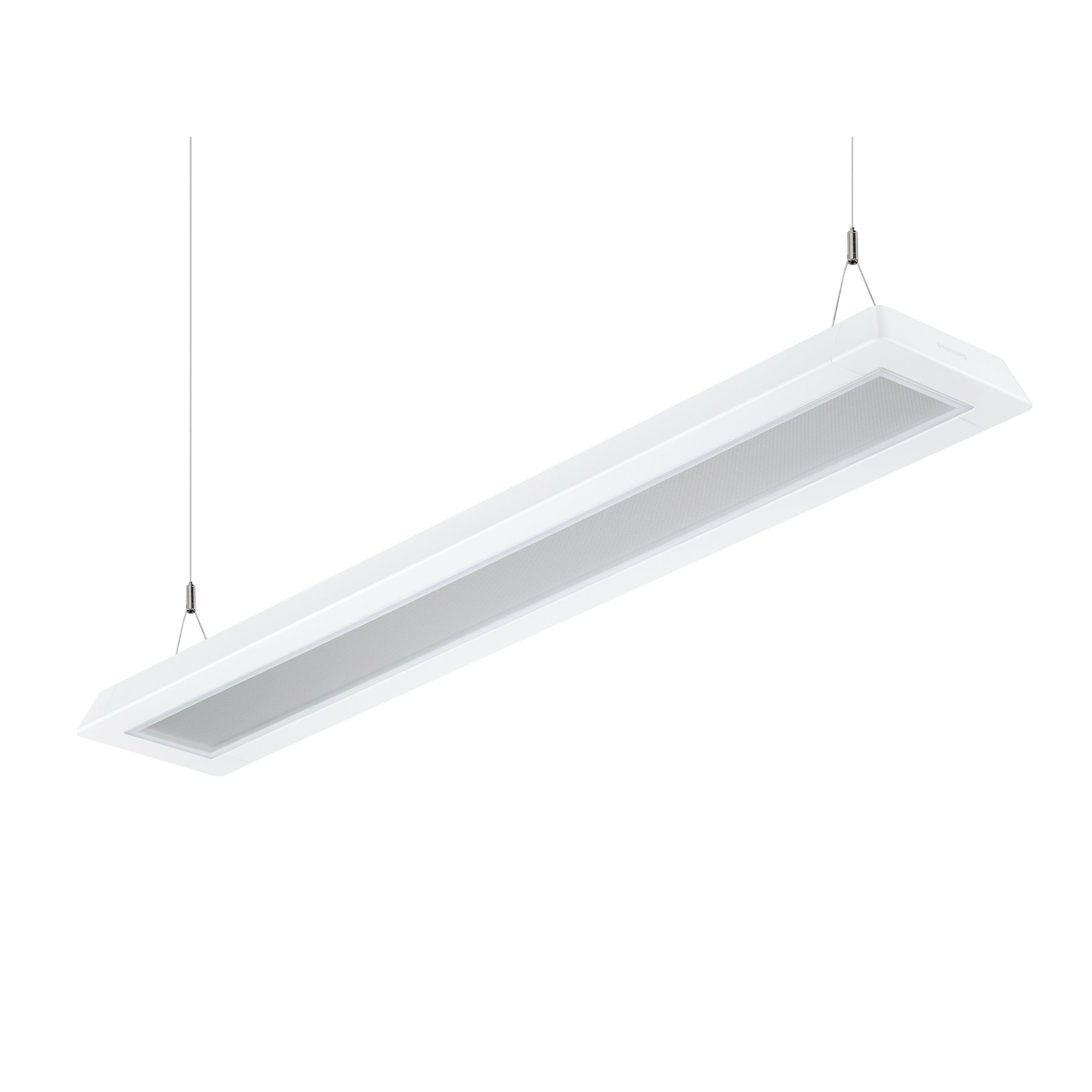 SIGNIFY ITALY SPA PHA10393100 SP342P | FLEXBLEND SUSPENDED D/I STAND-ALONE, 44.5 W, 1200x200 mm; H73 mm, SMT, 4800 lm, 4000 K, CRI90, DALI, UGR19