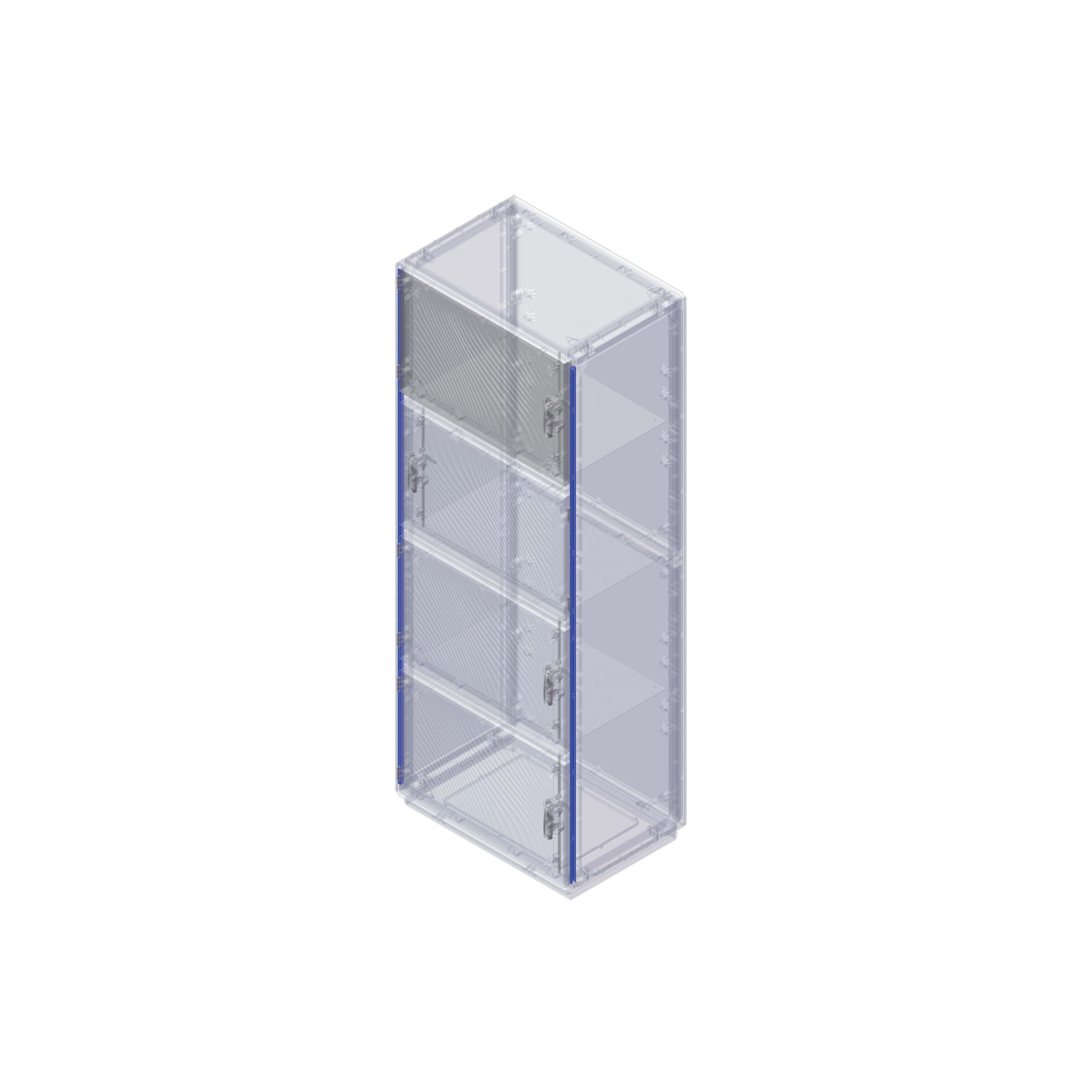 CONCHIGLIA - CON095773396 Acc. Serie GRAFI - Kit montanti + staffe, profondità 330 mm, altezza 1840 mm
