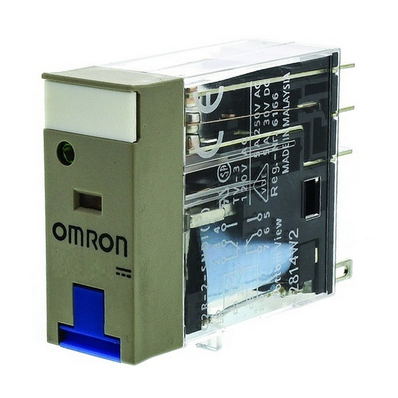 OMRON OMRG2R2SNI24DCSNEW- REL G2R(S), 24VCC, DPDT, 5A, LED, PULS