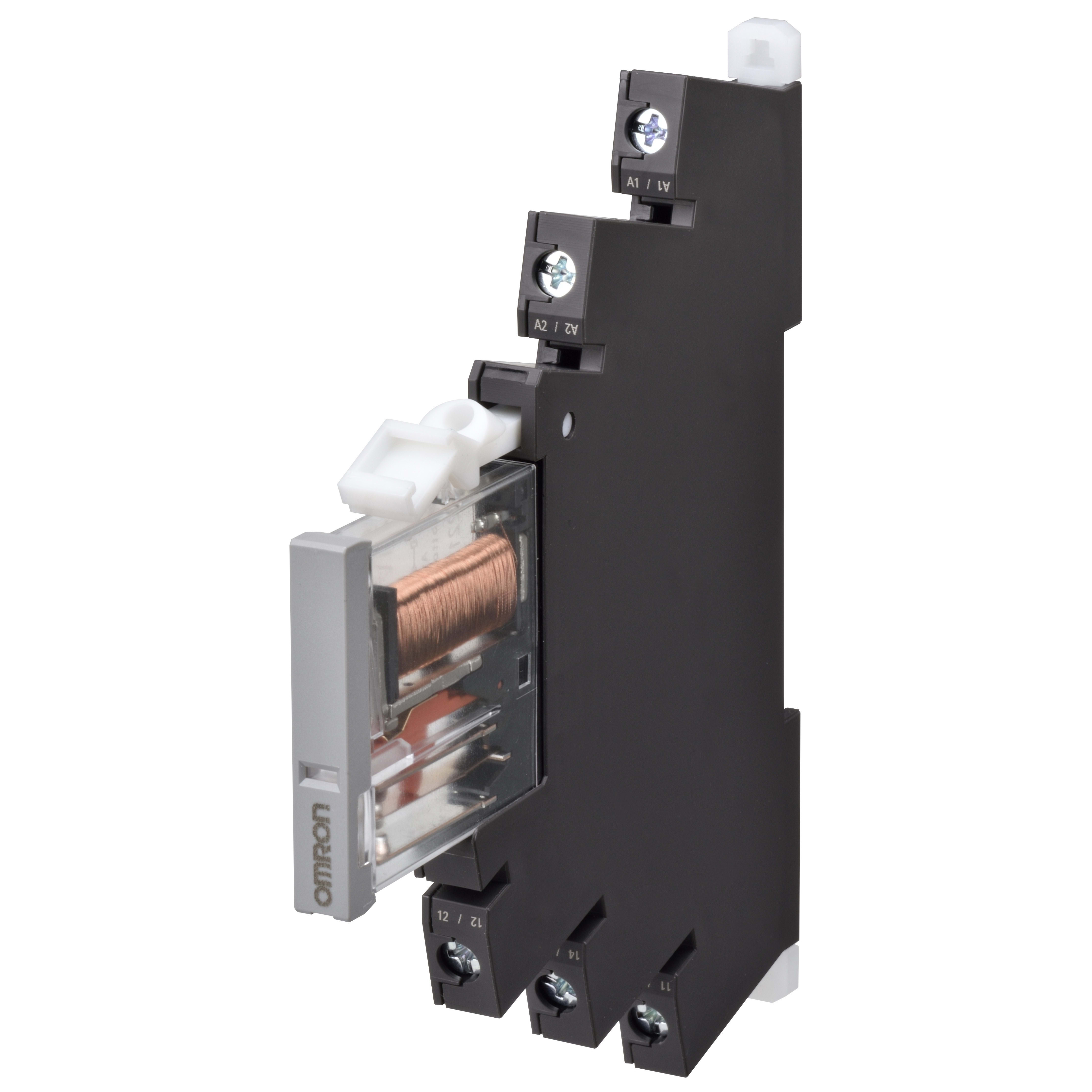 OMRON - OMRG2RVSR700ACDC24 rele- Rele sottile da 6 mm con presa. SP