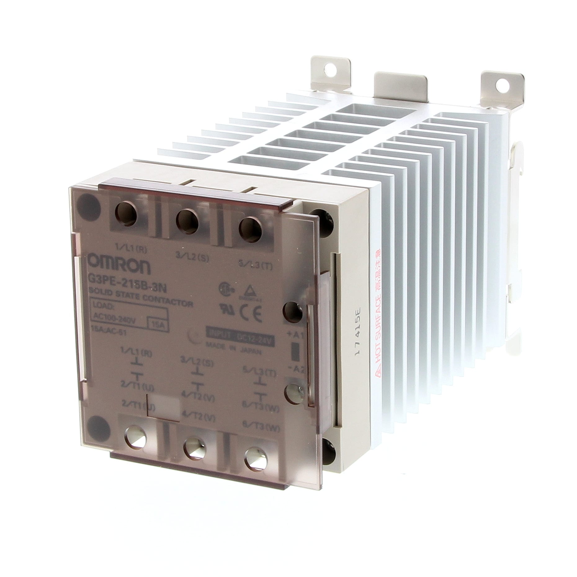 OMRON - OMRG3PE215B2NDC1224 RELE- STATICI BIFASE 15A/100..240VC.A.