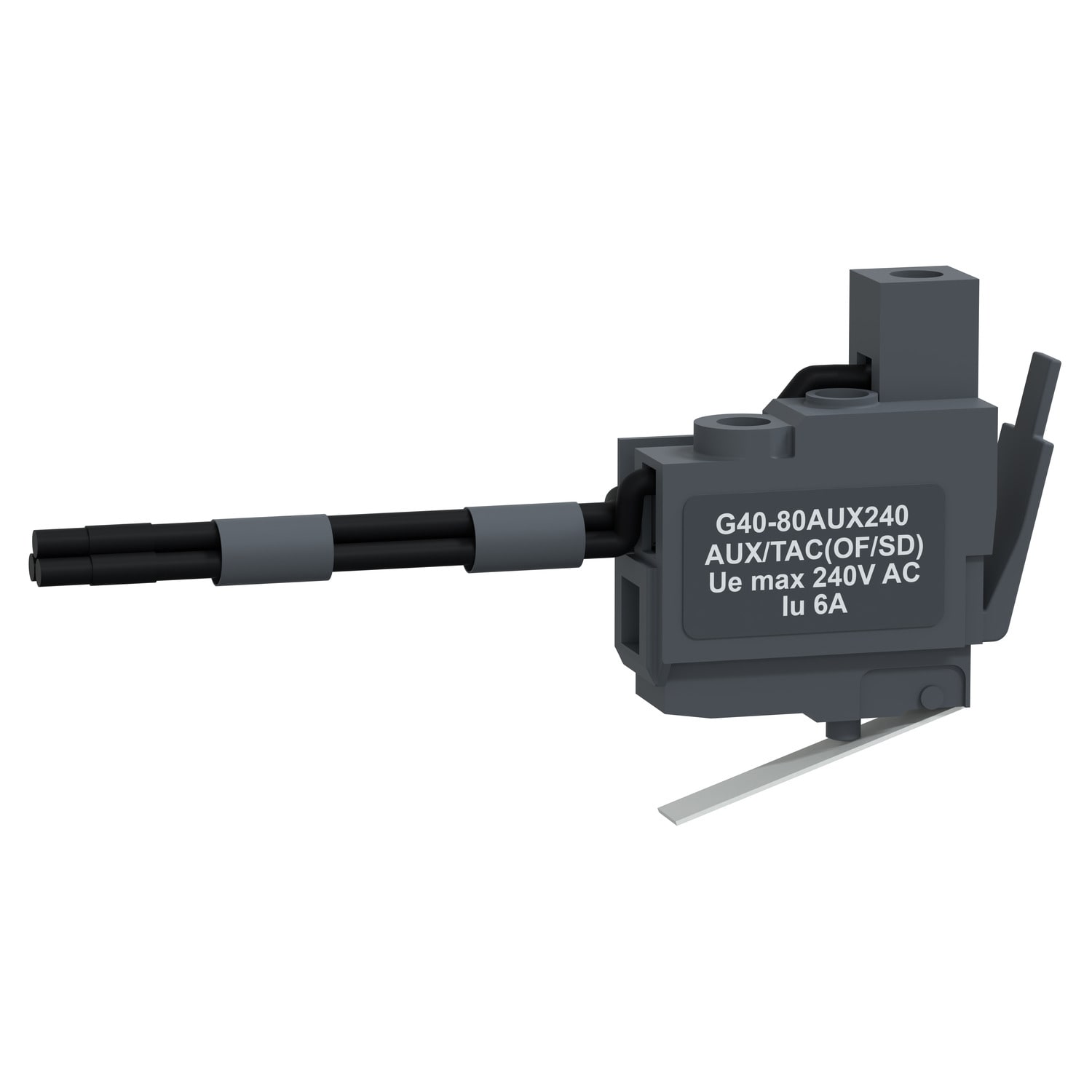 SCHNEIDER ELECTRIC - SNRG40-80AUX240 Contatto ausiliario, EasyPact MCCB 400/800, 1 contatto NA/NC, stato interruttore OF/SD