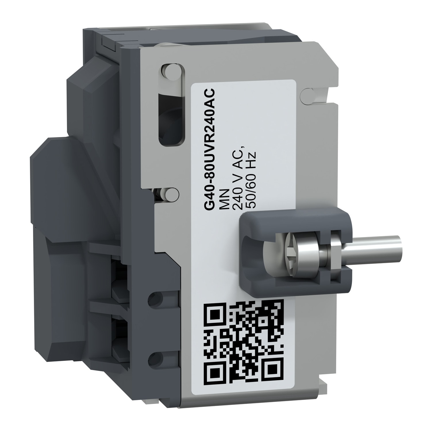 SCHNEIDER ELECTRIC - SNRG40-80UVR240AC Sgancio sottotensione MN, EasyPact MCCB 400/800, 240VAC 50/60Hz