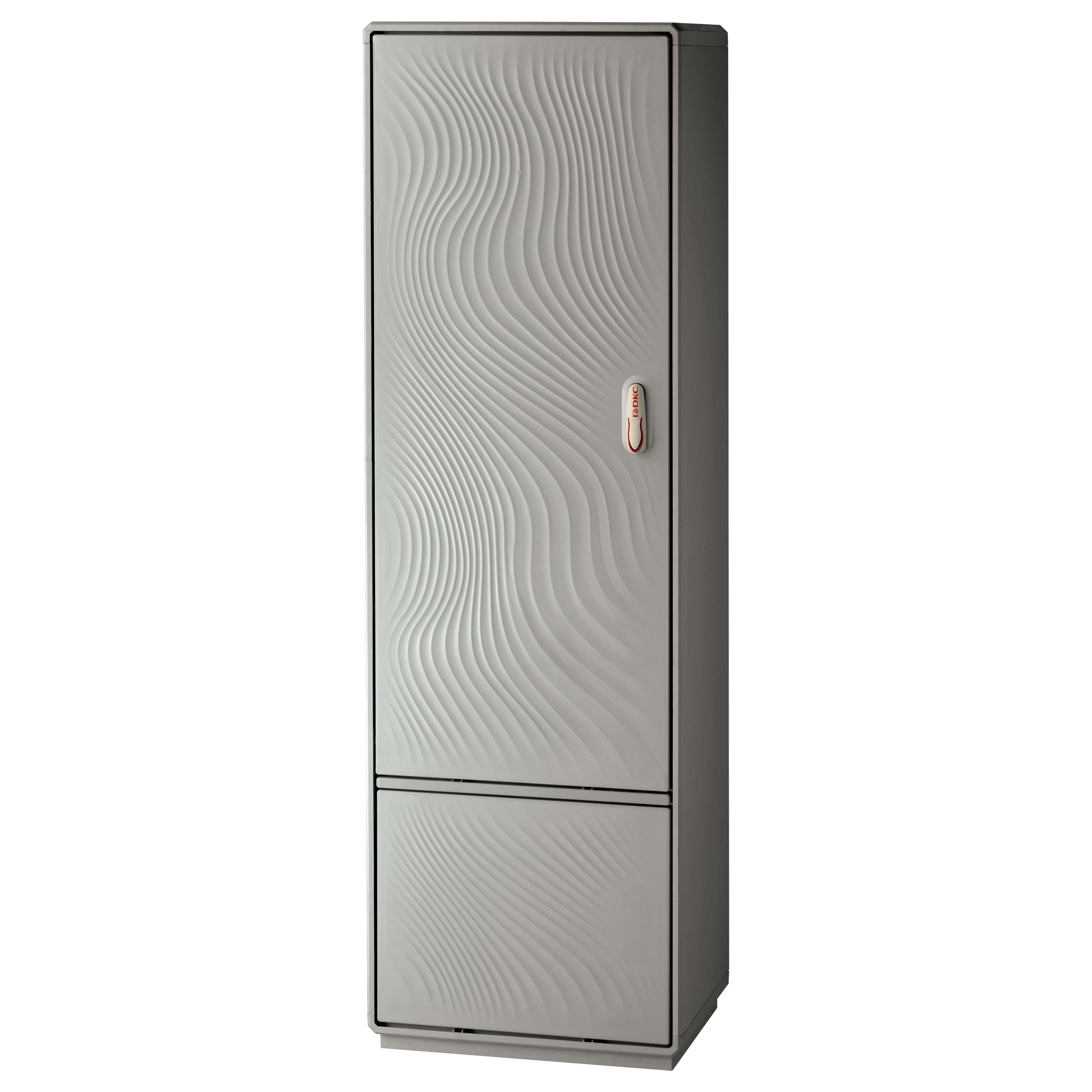 CONCHIGLIA - CON077719003 Serie GRAFI 7 - Armadio in vetroresina, senza ante, IP55, dimensioni 1840 x 685 x 460 mm (AxBxP)