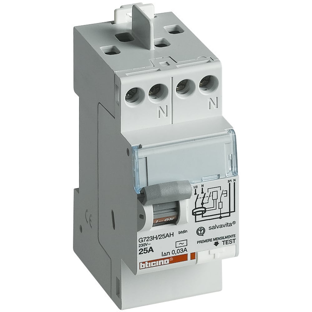BTICINO BTIG723AC25 BTDIN - DIFFER PURO AC 2P 25A 30MA