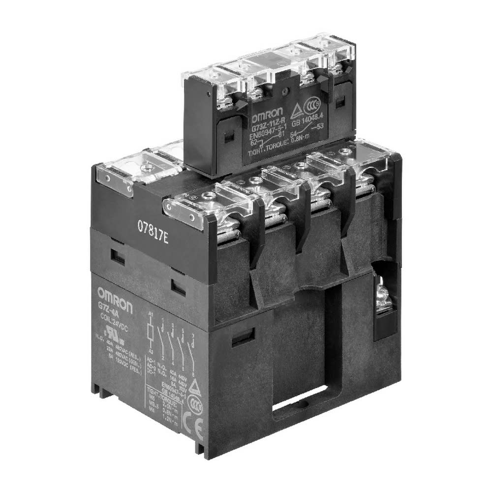 OMRON - OMRG7Z4A11ZDC24-227 RELE-REL 4POLI.4SPNO40AA440V.2AUSILNA+NC
