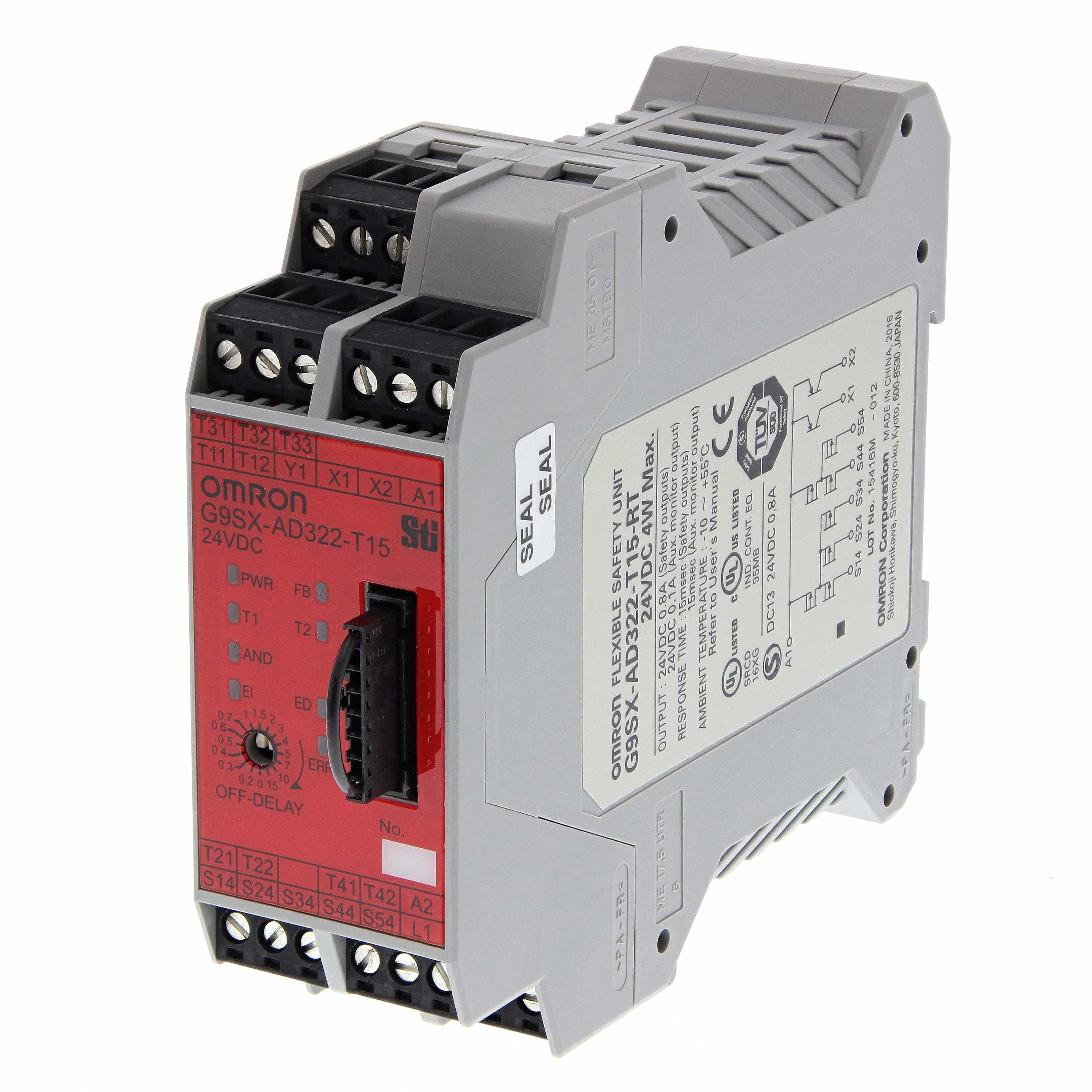 OMRON OMRG9SXAD322T15RTDC MODULOSIC,24VDC,1O2CH,3PNP+2PNP_15S+2PNP