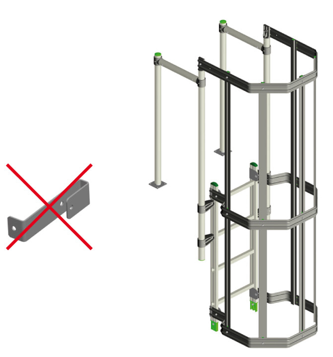 FACAL SRL - FAFGA-SB714P SBARCO LARGH. 714 MM. CON PARAPETTO (SCA