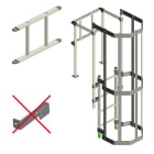 FACAL SRL - FAFGA-SB714PC SBARCO LARGH. 714 MM. CON PARAPETTO E CA