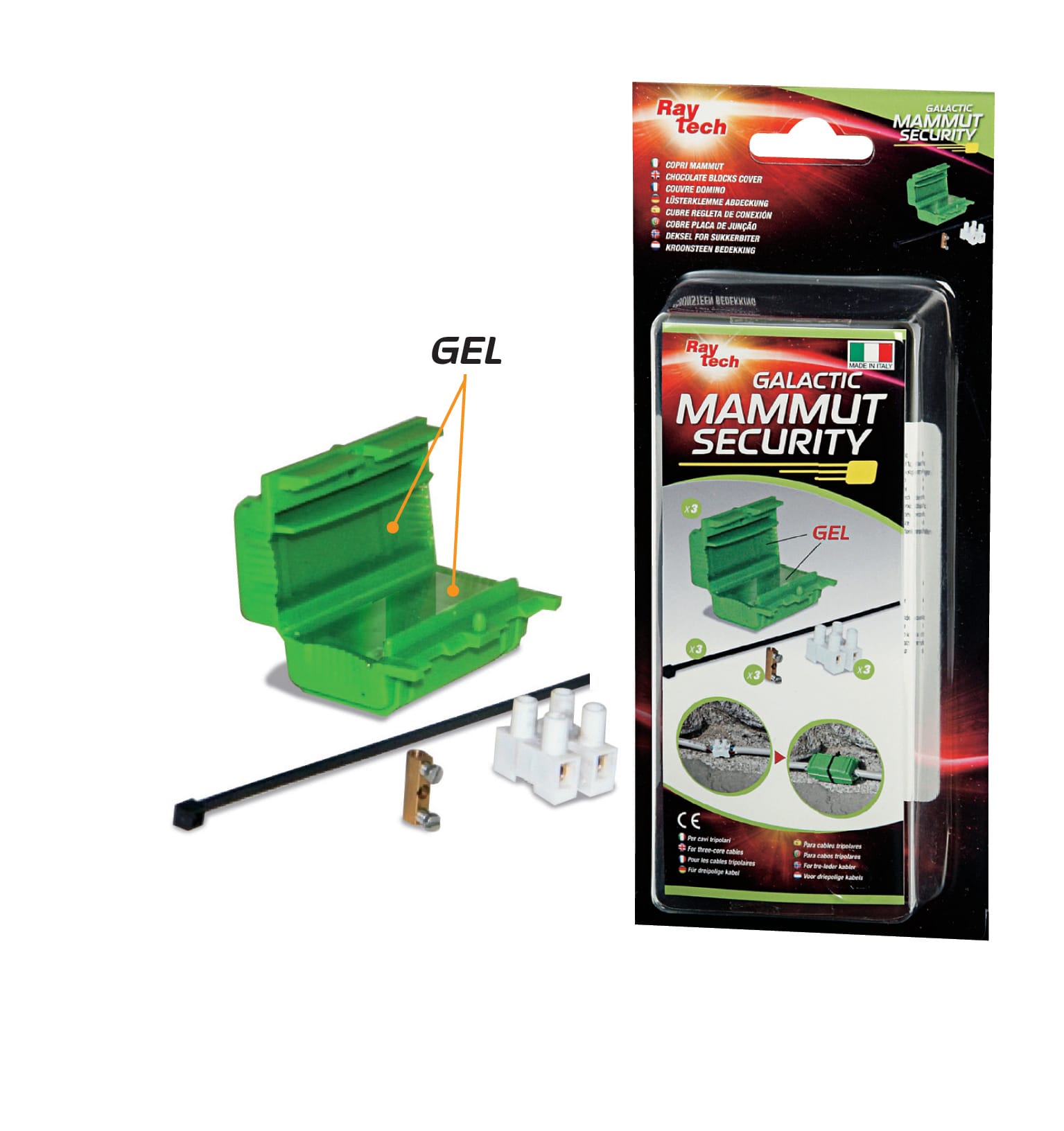 RAYTECH SRL RYTGALACTIC-MAM GALACTIC MAMMUT SECURITY IN GEL (CF 3 PZ