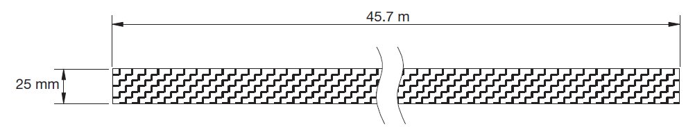 CARLO GAVAZZI - GAVERT25 BANDA RIFLETTENTE L=45,7M H=25MM