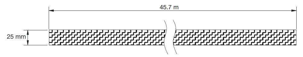 CARLO GAVAZZI - GAVERT25 BANDA RIFLETTENTE L=45,7M H=25MM