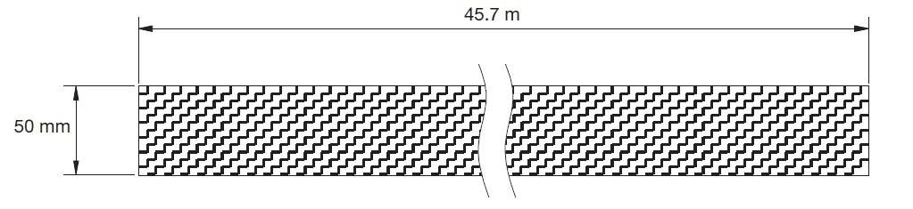CARLO GAVAZZI - GAVERT50 BANDA RIFLETTENTE L=45,7M H=50MM
