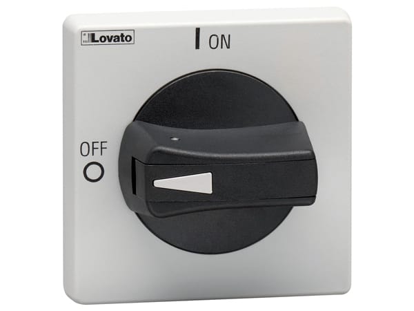 LOVATO LOVGAX631B MANIGLIA NERA SEL.SPORG.LUCCH.ON IP65