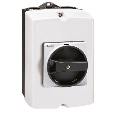 LOVATO LOVGAZ025DT2B SEZIONATORE IN CASSETTA DC21B 16A-1000V