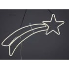 GIOCOPLAST NATALE SP GCP17512287 COMETA CON NEON FLEX BIANCO CM 57 X 23
