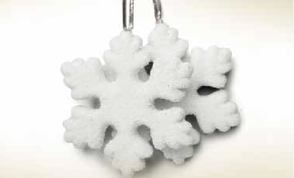 GIOCOPLAST NATALE SP GCP33009655 BLISTER 2 FIOCCHI DI NEVE CM.15 IN