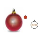 GIOCOPLAST NATALE SP - GCP41500490 SFERA DIAM.200 ROSSO